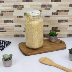 Food Storage Home Basics 67 Oz. Glass Canister With Printed Ceramic Top 11 Food Storage Home Basics 67 Oz. Glass Canister With Printed Ceramic Top -Home Accents shop 67 home basics kitchen canisters gc45327 44 1000