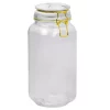 Food Storage Home Basics 67 Oz. Glass Canister With Printed Ceramic Top