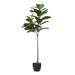 Artificial Trees A & B Home Fiddle Leaf Green Fig Tree