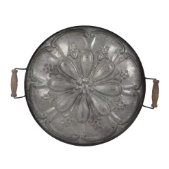 Decorative Trays A & B Home Ravello Round Antique Tray