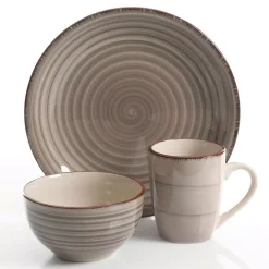 Gibson Home Color Vibes 12-Piece Casual Assorted Colors Stoneware Dinnerware Set (Service For 4) -Home Accents shop assorted colors gibson home dinnerware sets 985112413m 4f 1000