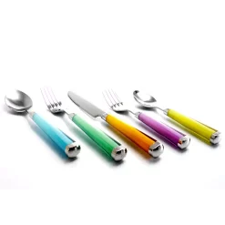 Gibson Home Pastel Extravaganza 20-Piece Assorted Colors Stainless Steel Flatware Set (Service For 4) 12 Gibson Home Pastel Extravaganza 20-Piece Assorted Colors Stainless Steel Flatware Set (Service For 4) -Home Accents shop assorted colors gibson home flatware sets 985111230m 4f 1000
