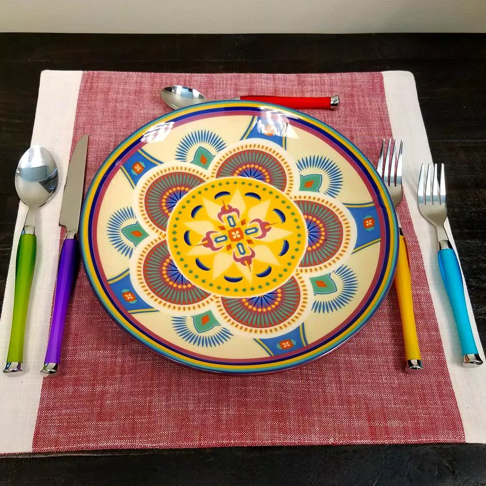 Gibson Home Santoro 20-Piece Assorted Color Stainless Steel Flatware Set (Service For 4) 5 Gibson Home Santoro 20-Piece Assorted Color Stainless Steel Flatware Set (Service For 4) - Image 3