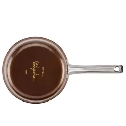 Cookware Ayesha Curry Home Collection 3 Qt. Aluminum Nonstick Sauce Pan In Brown Sugar With Glass Lid -Home Accents shop ayesha curry sauce pans 10759 1d 1000