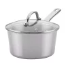 Cookware Ayesha Curry Home Collection 3 Qt. Stainless Steel Sauce Pan With Glass Lid 2 Cookware Ayesha Curry Home Collection 3 Qt. Stainless Steel Sauce Pan With Glass Lid -Home Accents shop ayesha curry sauce pans 70203 64 1000