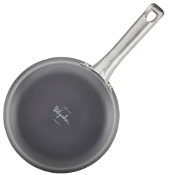 Cookware Ayesha Curry Home Collection 2 Qt. Aluminum Nonstick Sauce Pan In Basil Green With Glass Lid -Home Accents shop ayesha curry sauce pans 80139 1d 1000