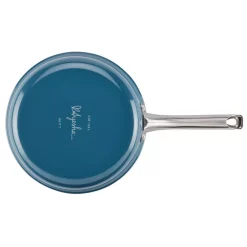 Cookware Ayesha Curry Home Collection 3 Qt. Aluminum Nonstick Saute Pan In Twilight Teal With Glass Lid -Home Accents shop ayesha curry saute pans 10777 1d 1000