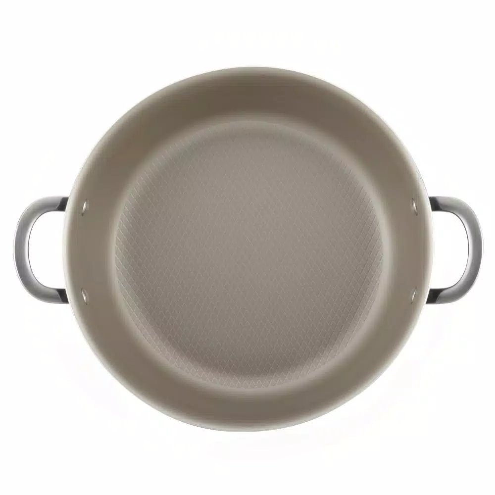 Cookware Ayesha Curry Home Collection 7.5 Qt. Aluminum Nonstick Stock Pot In Sienna Red With Glass Lid 4 Cookware Ayesha Curry Home Collection 7.5 Qt. Aluminum Nonstick Stock Pot In Sienna Red With Glass Lid - Image 2