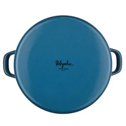 Cookware Ayesha Curry Home Collection 12 Qt. Steel Nonstick Stock Pot In Twilight Teal With Lid -Home Accents shop ayesha curry stock pots 46952 1d 1000