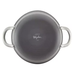 Cookware Ayesha Curry Home Collection 4.5 Qt. Hard Anodized Aluminum Covered Saucepot -Home Accents shop ayesha curry stock pots 80262 1d 1000