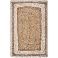 Table Linens & Kitchen Linens LR Home Toned 19 In. X 13 In. Bleach / Natural Jute Placemat (Set Of 4)