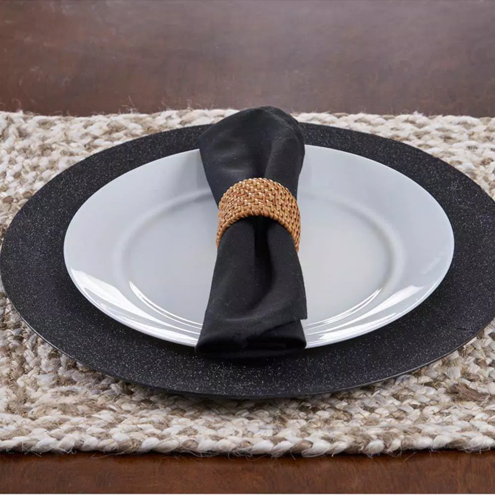 Table Linens & Kitchen Linens LR Home Woven Bleach / Natural 19 In. X 13 In. Jute Placemat (Set Of 4) 4 Table Linens & Kitchen Linens LR Home Woven Bleach / Natural 19 In. X 13 In. Jute Placemat (Set Of 4) - Image 2