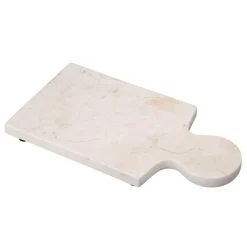 Serveware Creative Home 12 In. X 6 In. Natural Champagne Marble Cheese Paddle Board