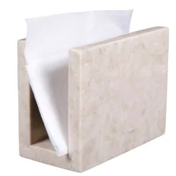 Countertop Storage Creative Home Natural Champagne Marble Napkin Holder -Home Accents shop beige creative home napkin holders 74072 1f 1000
