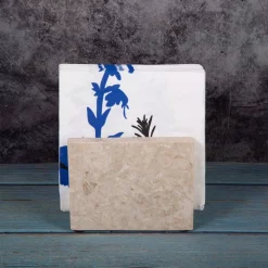 Countertop Storage Creative Home Natural Champagne Marble Napkin Holder -Home Accents shop beige creative home napkin holders 74072 44 1000