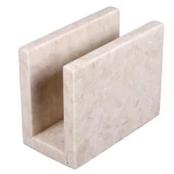 Countertop Storage Creative Home Natural Champagne Marble Napkin Holder -Home Accents shop beige creative home napkin holders 74072 4f 1000