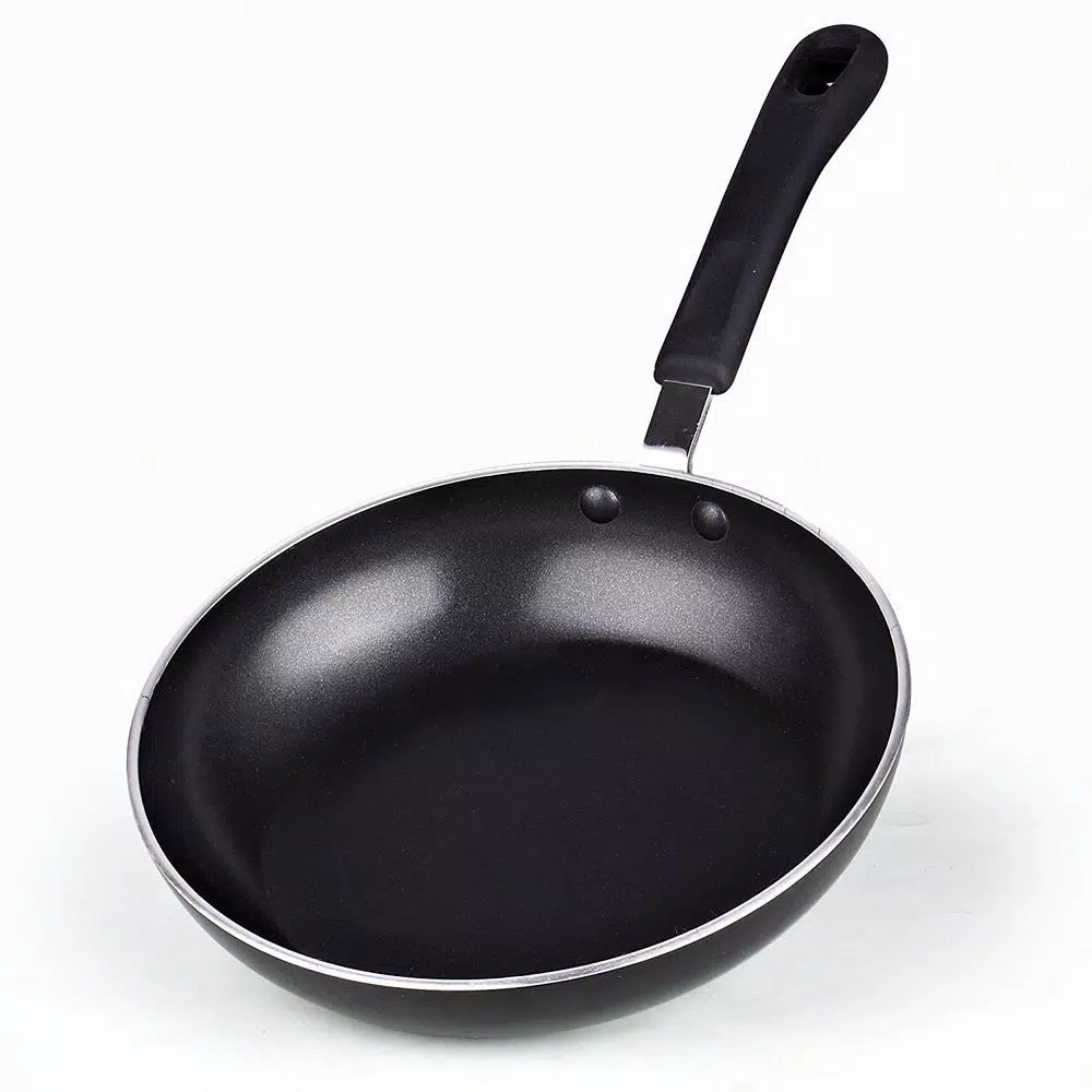 Cook N Home 8-Piece Aluminum Nonstick Cookware Set In Black 9 Cook N Home 8-Piece Aluminum Nonstick Cookware Set In Black - Image 7