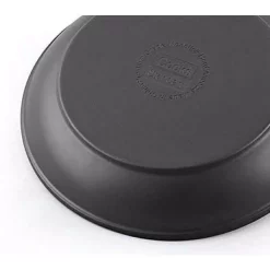 Cookware Cook N Home 6 Qt. Round Hard-Anodized Aluminum Nonstick Casserole Dish In Black With Glass Lid -Home Accents shop black cook n home dutch ovens braisers 02634 4f 1000