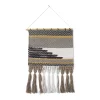 Wall Accents LR Home Trellis Neutral Black / Gray Geometric Fringe Wall Tapestry 2 Wall Accents LR Home Trellis Neutral Black / Gray Geometric Fringe Wall Tapestry -Home Accents shop black gray lr home tapestries wallh80223mlt1622 64 1000