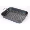 Cookware Home Basics 5.75 Qt. Steel Roasting Pan -Home Accents shop black home basics roasting pans em47332 64 1000