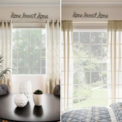 Wall Signs Lavish Home “Home Sweet Home” Metal Cutout Sign -Home Accents shop black lavish home wall signs hw0200043 76 1000