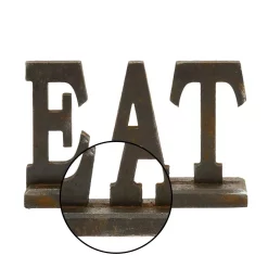 Decorative Letters LITTON LANE 12 In. X 8 In. Home And Hearth “EAT” Wood Sign -Home Accents shop black litton lane decorative letters 97296 4f 1000