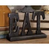 Decorative Letters LITTON LANE 12 In. X 8 In. Home And Hearth “EAT” Wood Sign 2 Decorative Letters LITTON LANE 12 In. X 8 In. Home And Hearth “EAT” Wood Sign -Home Accents shop black litton lane decorative letters 97296 64 1000