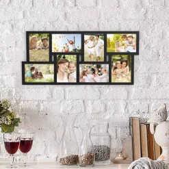 Picture Frames Lavish Home 8-Opening 4 In. X 6 In. Black Picture Frame Collage -Home Accents shop black matte lavish home picture frames hw0200071 31 1000