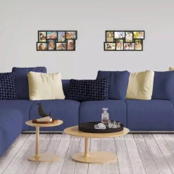 Picture Frames Lavish Home 8-Opening 4 In. X 6 In. Black Picture Frame Collage -Home Accents shop black matte lavish home picture frames hw0200071 44 1000