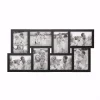 Picture Frames Lavish Home 8-Opening 4 In. X 6 In. Black Picture Frame Collage