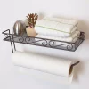 Countertop Storage Home Basics Scroll Collection Wall-Mount Bronze Paper Towel -Home Accents shop bronze paper towel holders hdc55351 64 1000