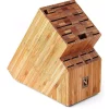 Cutlery Cook N Home 19-Slot Bamboo Universal Knife Storage Block Organizer -Home Accents shop brown cook n home knife blocks storage nc 00326 64 1000