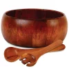 Serveware Gibson Home Laroda 3-Piece Salad Bowl Set -Home Accents shop brown gibson home serving bowls 98586511m 64 1000