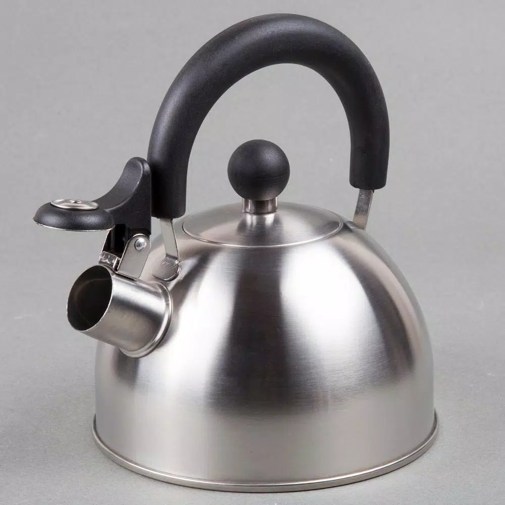 Cookware Creative Home Simplicity 6-Cup Brushed Stainless Steel With Whistle Stovetop Tea Kettle 5 Cookware Creative Home Simplicity 6-Cup Brushed Stainless Steel With Whistle Stovetop Tea Kettle - Image 3