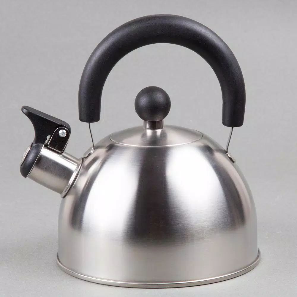 Cookware Creative Home Simplicity 6-Cup Brushed Stainless Steel With Whistle Stovetop Tea Kettle 4 Cookware Creative Home Simplicity 6-Cup Brushed Stainless Steel With Whistle Stovetop Tea Kettle - Image 2