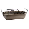 Cookware Gibson Home Harvest Nonstick Roaster With Rack