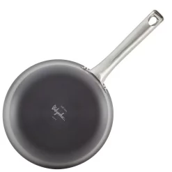 Cookware Ayesha Curry Home Collection 3 Qt. Hard-Anodized Aluminum Nonstick Sauce Pan In Charcoal Gray With Glass Lid -Home Accents shop charcoal gray ayesha curry sauce pans 80261 1d 1000