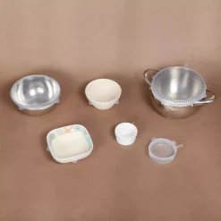 Food Storage Creative Home 6-Piece Silicone Stretch Lid Cover Set -Home Accents shop clear creative home food storage containers 90046 31 1000