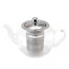 Cookware Creative Home 600 Ml, 20 Oz. (2.7 Cup) Clear Glass Tea Pot With Stainless Steel Removable Lid And Infuser Basket