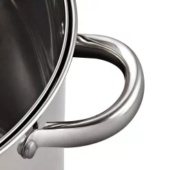 Cookware Cook N Home 16 Qt. Stainless Steel Stock Pot With Glass Lid -Home Accents shop cook n home stock pots 02527 1f 1000