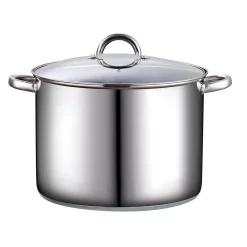 Cookware Cook N Home 16 Qt. Stainless Steel Stock Pot With Glass Lid