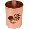 Kitchen Utensils Creative Home Deluxe Copper Plated Metal Utensil Holder Kitchen Tool Crock With Laser Cut Lemon Motif -Home Accents shop copper creative home utensil holders 50246 64 1000