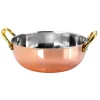 Serveware Gibson Home Rembrandt 5.3 In. 6-Piece Copper Plated Mini Serving Bowl -Home Accents shop copper gibson home serving bowls 985106009m 64 1000