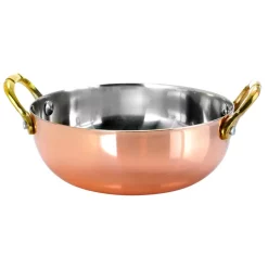 Serveware Gibson Home Rembrandt 5.3 In. 6-Piece Copper Plated Mini Serving Bowl