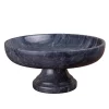 Countertop Storage Creative Home Natural Black Marble Fruit Bowl On Pedestal -Home Accents shop creative home fruit baskets 84756 64 1000