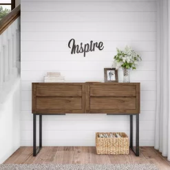 Wall Signs Lavish Home “Inspire” Metal Cutout Sign 12 Wall Signs Lavish Home “Inspire” Metal Cutout Sign -Home Accents shop dark brown lavish home wall signs hw0200051 4f 1000