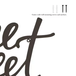 Wall Signs Lavish Home “Home Sweet Home” Metal Cutout Sign -Home Accents shop dark brown lavish home wall signs hw0200053 76 1000