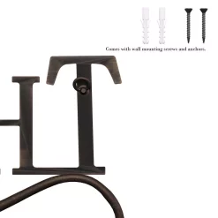 Wall Signs Lavish Home “Thankful And Blessed” Metal Cutout Sign 12 Wall Signs Lavish Home “Thankful And Blessed” Metal Cutout Sign -Home Accents shop dark brown lavish home wall signs hw0200061 4f 1000