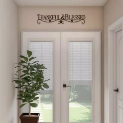Wall Signs Lavish Home “Thankful And Blessed” Metal Cutout Sign 15 Wall Signs Lavish Home “Thankful And Blessed” Metal Cutout Sign -Home Accents shop dark brown lavish home wall signs hw0200061 fa 1000