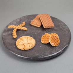 Serveware Creative Home Natural Charcoal Marble 12 In. Dia Round Trivet Cheese Serving Board For Kitchen Dining Table 10 Serveware Creative Home Natural Charcoal Marble 12 In. Dia Round Trivet Cheese Serving Board For Kitchen Dining Table -Home Accents shop dark gray creative home cheese board sets 74666 1f 1000